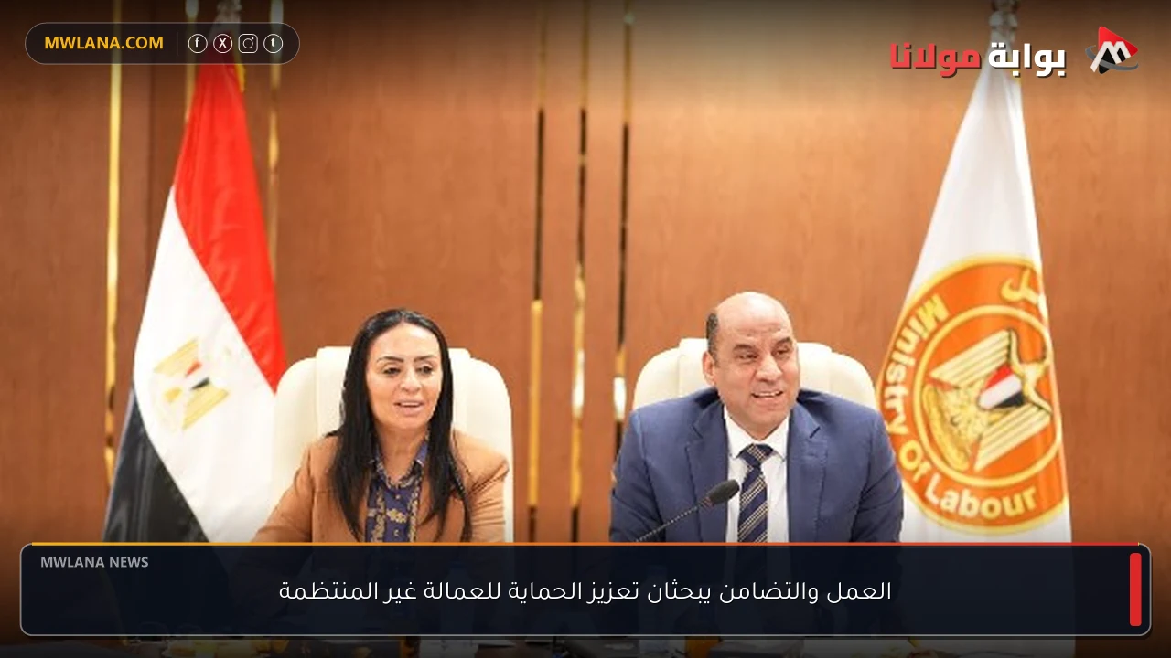 العمل والتضامن يبحثان تعزيز الحماية للعمالة غير المنتظمة
