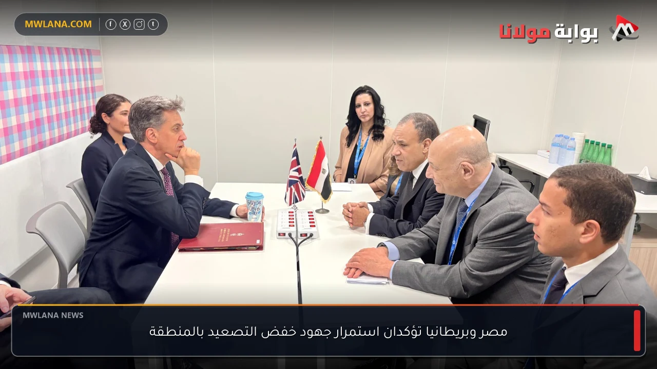 مصر وبريطانيا تؤكدان استمرار جهود خفض التصعيد بالمنطقة