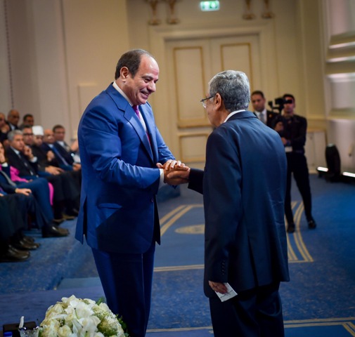 السيد الرئيس السيسي خلال الجلسة الختامية لمنتدي مصر 2026