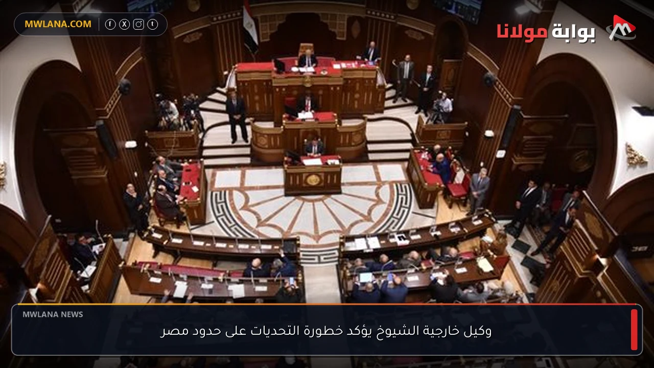 وكيل خارجية الشيوخ يؤكد خطورة التحديات على حدود مصر