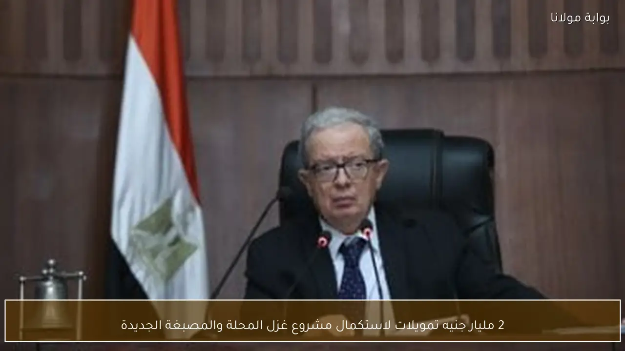 2 مليار جنيه تمويلات لاستكمال مشروع غزل المحلة والمصبغة الجديدة