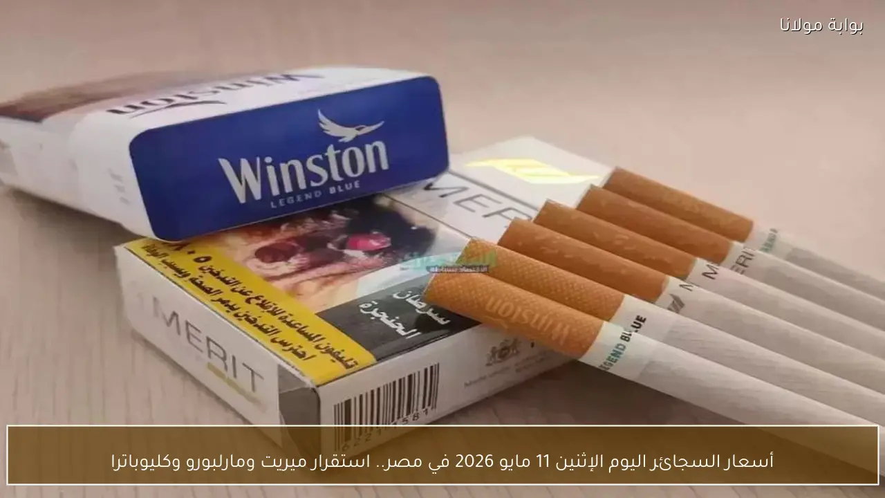أسعار السجائر اليوم الإثنين 11 مايو 2026 في مصر.. استقرار ميريت ومارلبورو وكليوباترا