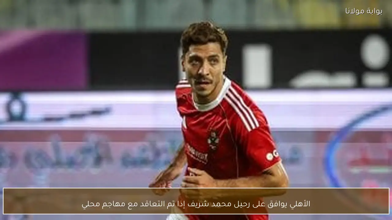 الأهلي يوافق على رحيل محمد شريف إذا تم التعاقد مع مهاجم محلي