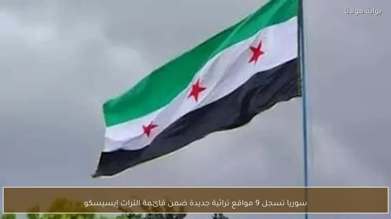 سوريا تسجل 9 مواقع تراثية جديدة ضمن قائمة التراث إيسيسكو