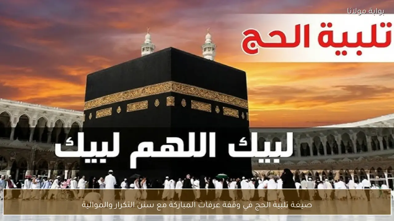 صيغة تلبية الحج في وقفة عرفات المباركة مع سنن التكرار والموالية