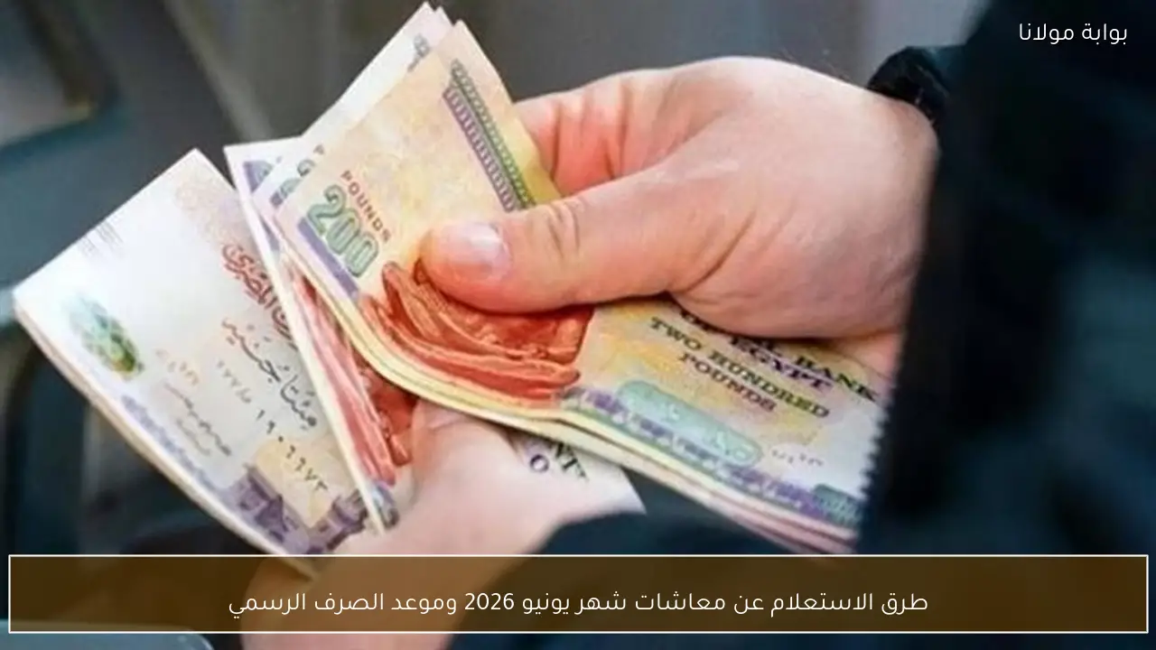 طرق الاستعلام عن معاشات شهر يونيو 2026 وموعد الصرف الرسمي