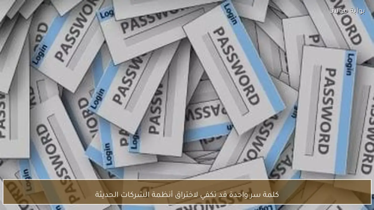 كلمة سر واحدة قد تكفي لاختراق أنظمة الشركات الحديثة
