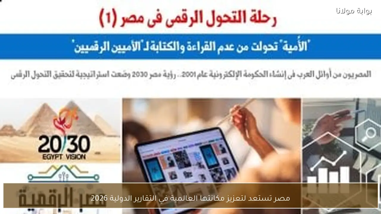 مصر تستعد لتعزيز مكانتها العالمية في التقارير الدولية 2026