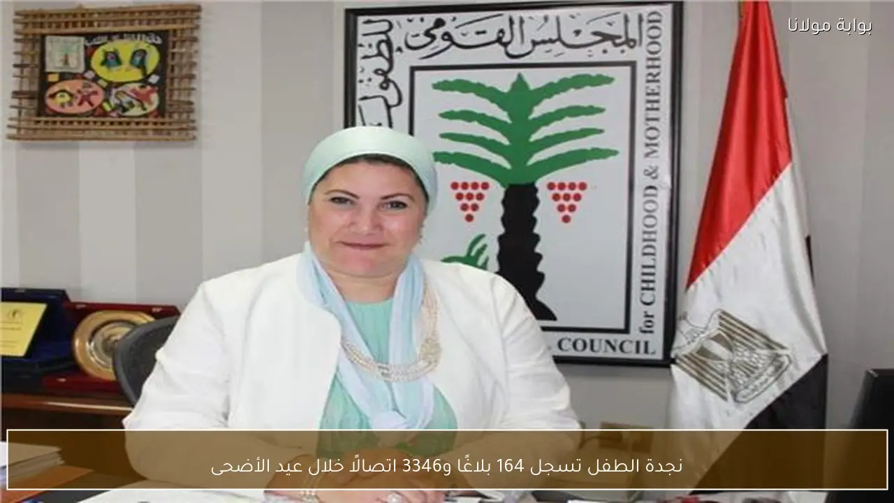 نجدة الطفل تسجل 164 بلاغًا و3346 اتصالًا خلال عيد الأضحى