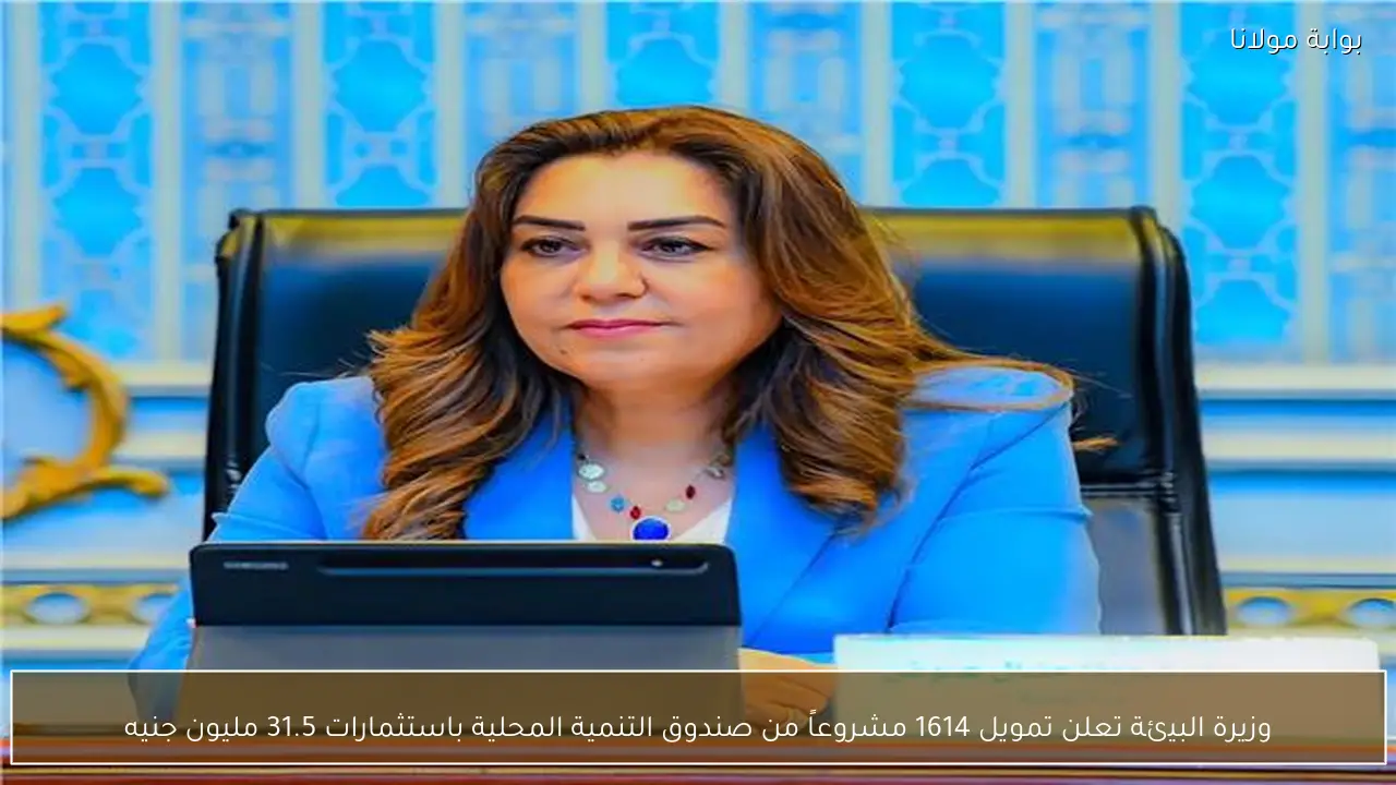 وزيرة البيئة تعلن تمويل 1614 مشروعاً من صندوق التنمية المحلية باستثمارات 31.5 مليون جنيه