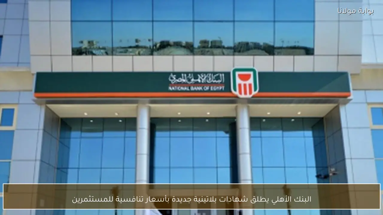 البنك الأهلي يطلق شهادات بلاتينية جديدة بأسعار تنافسية للمستثمرين