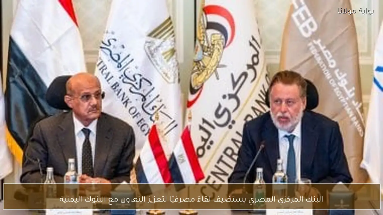 البنك المركزي المصري يستضيف لقاءً مصرفيًا لتعزيز التعاون مع البنوك اليمنية