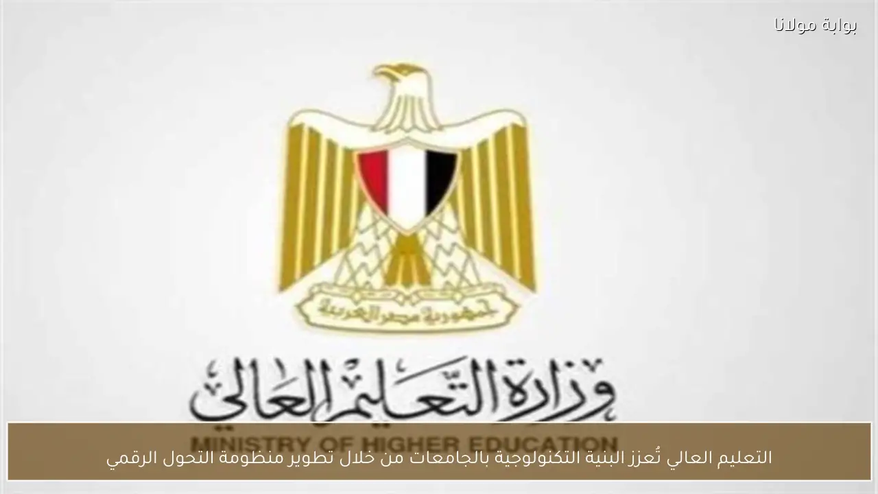 التعليم العالي تُعزز البنية التكنولوجية بالجامعات من خلال تطوير منظومة التحول الرقمي