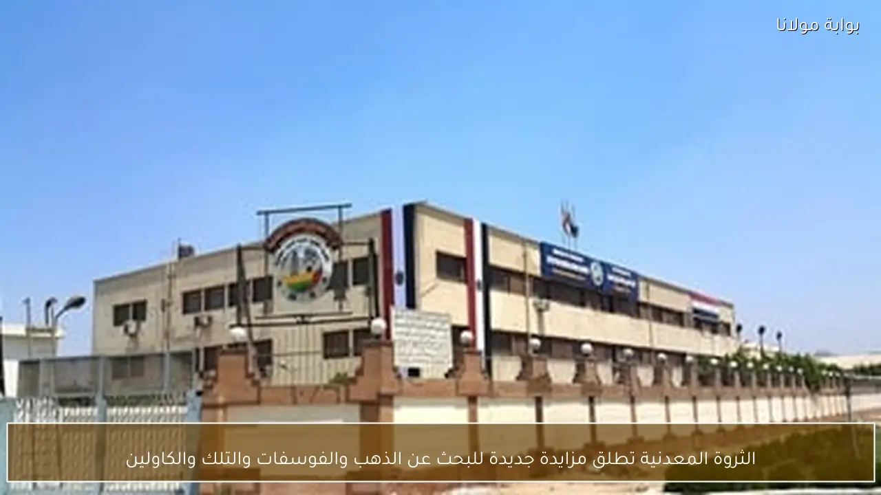 الثروة المعدنية تطلق مزايدة جديدة للبحث عن الذهب والفوسفات والتلك والكاولين