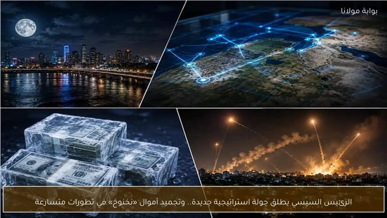 الرئيس السيسي يطلق جولة استراتيجية جديدة.. وتجميد أموال «نخنوخ» في تطورات متسارعة