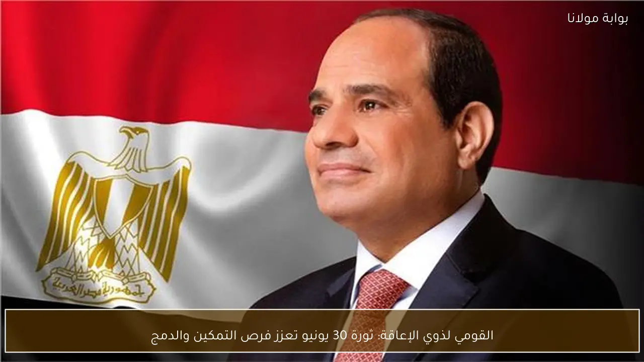 القومي لذوي الإعاقة: ثورة 30 يونيو تعزز فرص التمكين والدمج