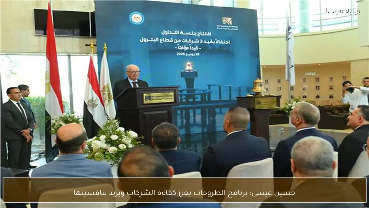 حسين عيسى: برنامج الطروحات يعزز كفاءة الشركات ويزيد تنافسيتها