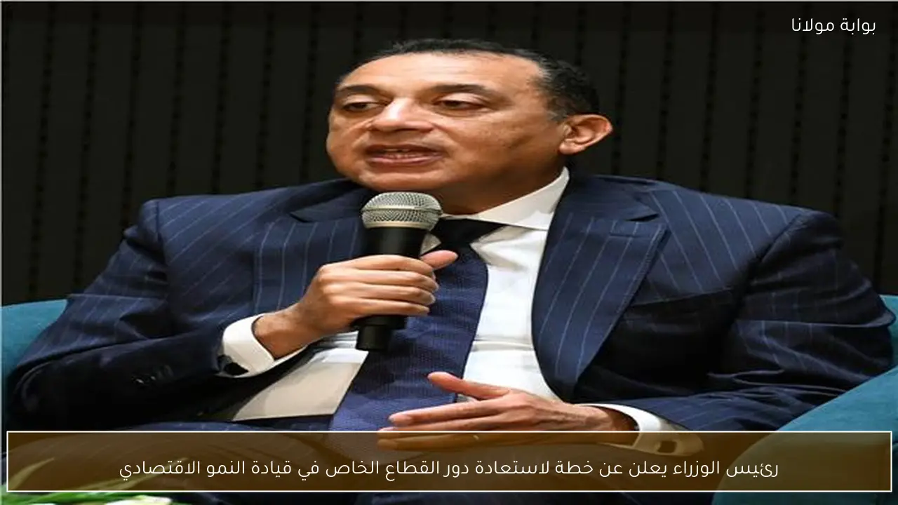 رئيس الوزراء يعلن عن خطة لاستعادة دور القطاع الخاص في قيادة النمو الاقتصادي