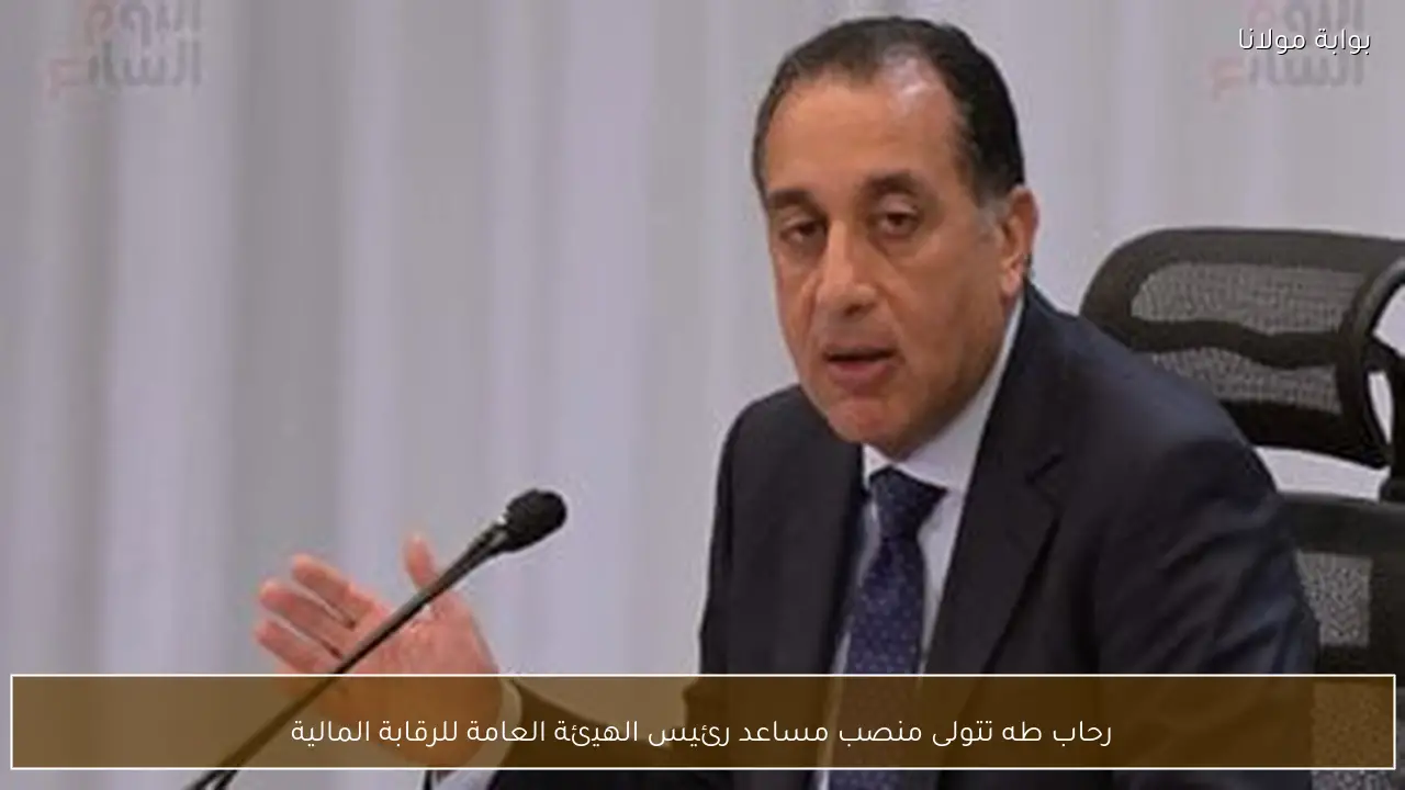 رحاب طه تتولى منصب مساعد رئيس الهيئة العامة للرقابة المالية