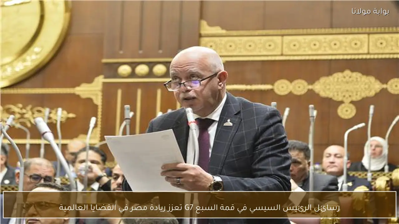 رسائل الرئيس السيسي في قمة السبع G7 تعزز ريادة مصر في القضايا العالمية