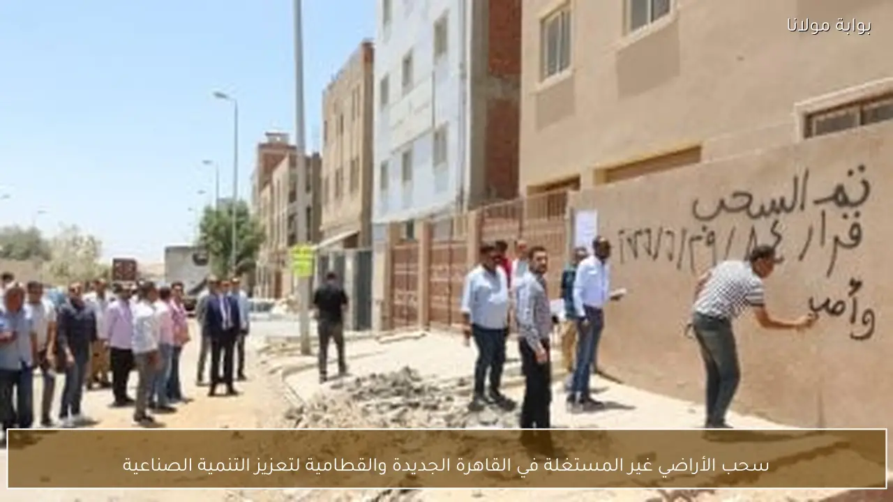 سحب الأراضي غير المستغلة في القاهرة الجديدة والقطامية لتعزيز التنمية الصناعية
