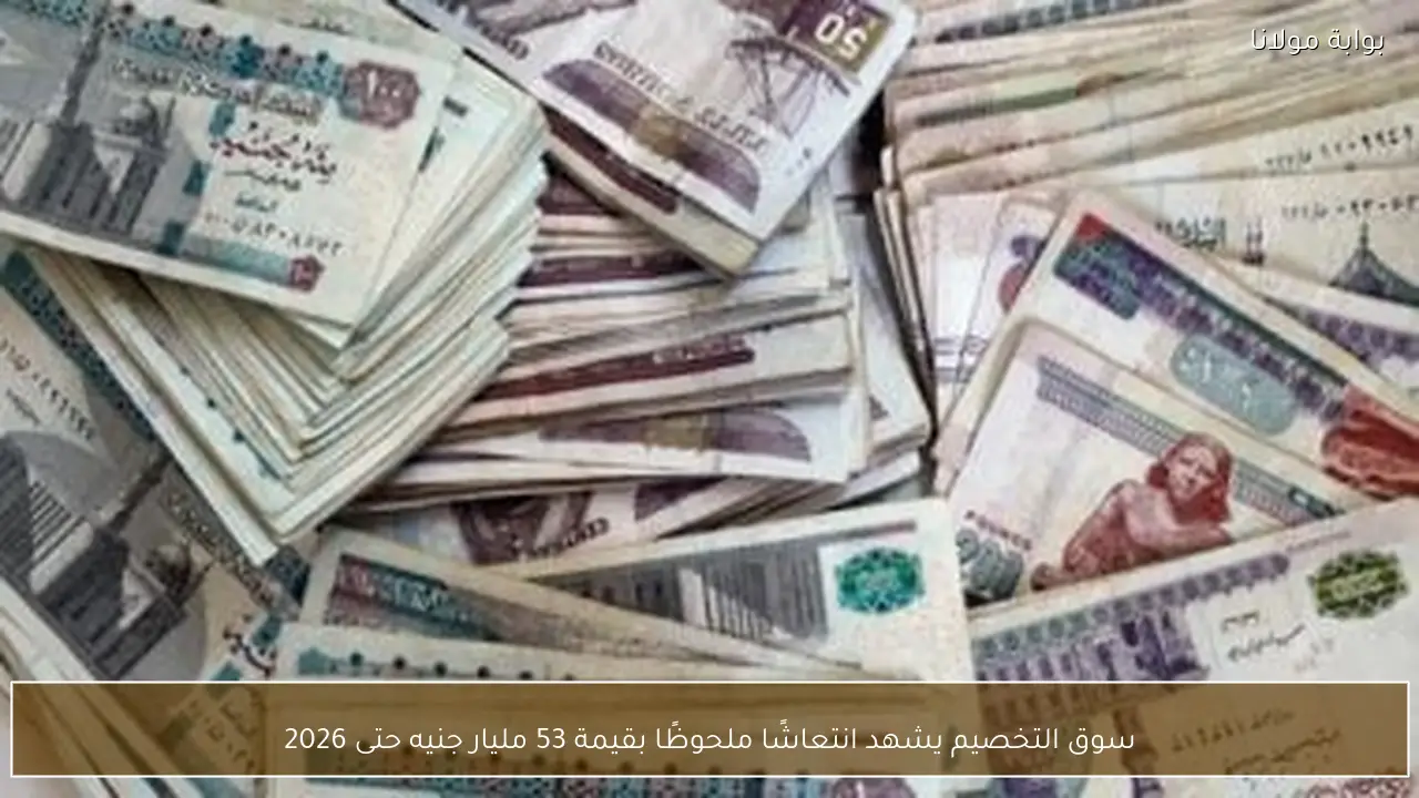 سوق التخصيم يشهد انتعاشًا ملحوظًا بقيمة 53 مليار جنيه حتى 2026