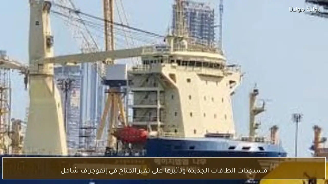مستجدات الطاقات الجديدة وتأثيرها على تغير المناخ في إنفوجراف شامل