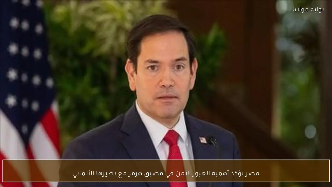 مصر تؤكد أهمية العبور الآمن في مضيق هرمز مع نظيرها الألماني
