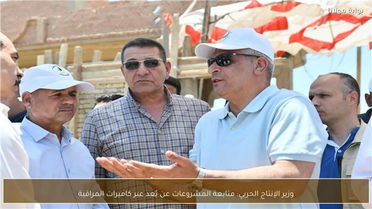 وزير الإنتاج الحربي: متابعة المشروعات عن بُعد عبر كاميرات المراقبة