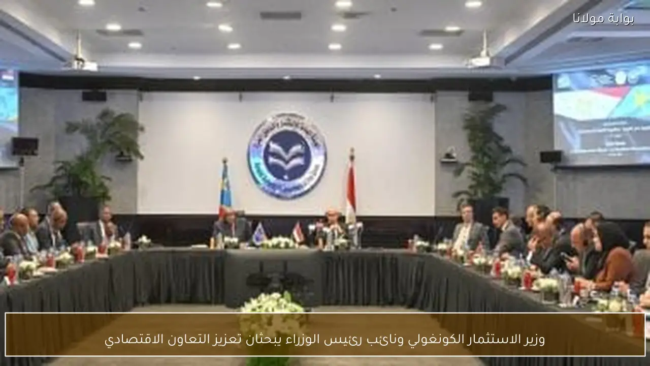 وزير الاستثمار الكونغولي ونائب رئيس الوزراء يبحثان تعزيز التعاون الاقتصادي