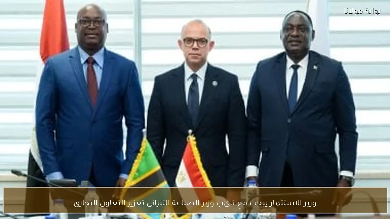 وزير الاستثمار يبحث مع نائب وزير الصناعة التنزاني تعزيز التعاون التجاري