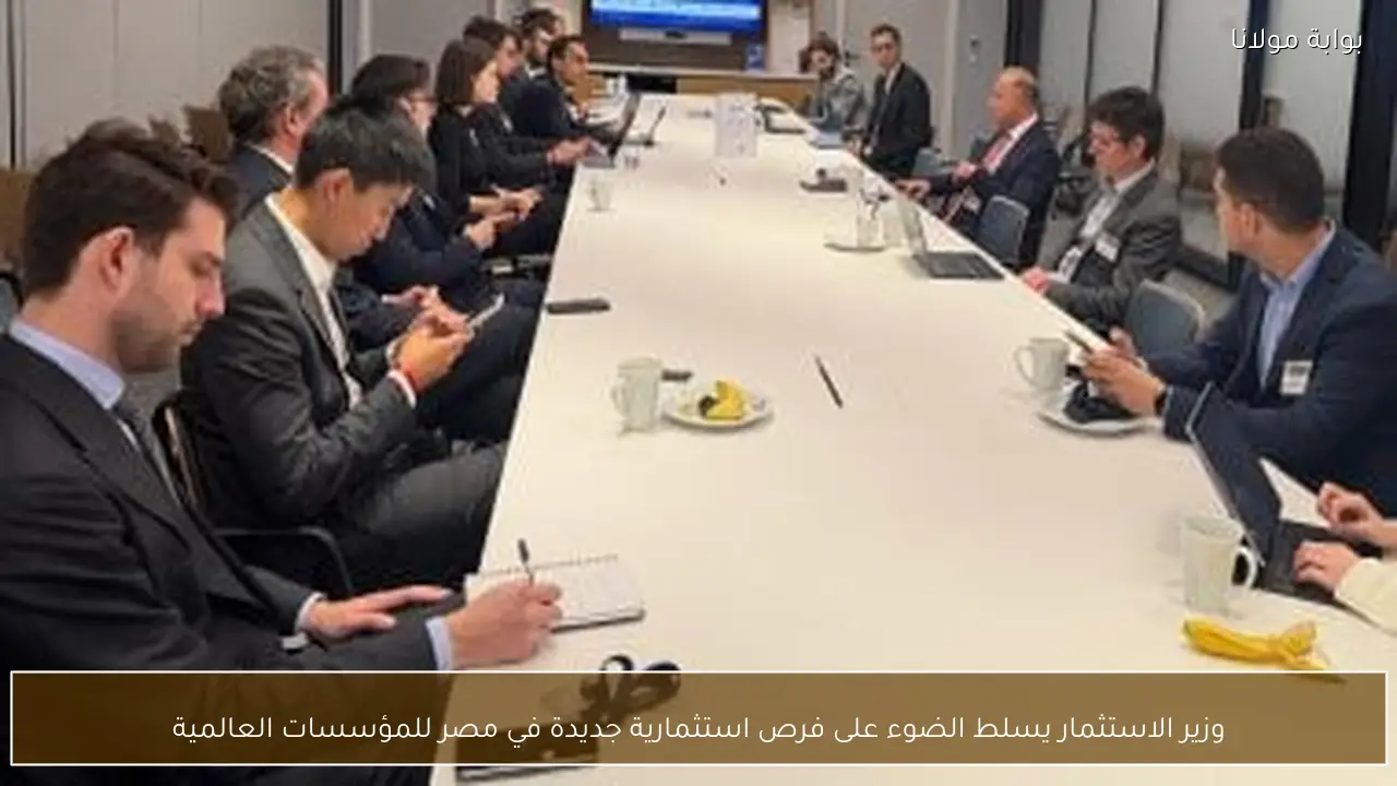 وزير الاستثمار يسلط الضوء على فرص استثمارية جديدة في مصر للمؤسسات العالمية