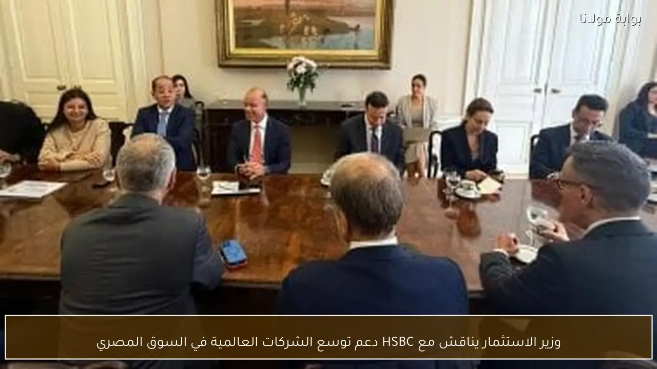 وزير الاستثمار يناقش مع HSBC دعم توسع الشركات العالمية في السوق المصري