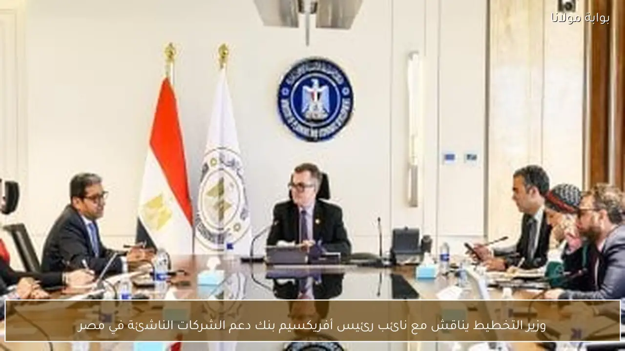 وزير التخطيط يناقش مع نائب رئيس أفريكسيم بنك دعم الشركات الناشئة في مصر