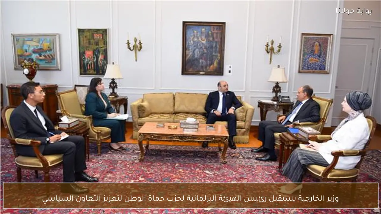 وزير الخارجية يستقبل رئيس الهيئة البرلمانية لحزب حماة الوطن لتعزيز التعاون السياسي