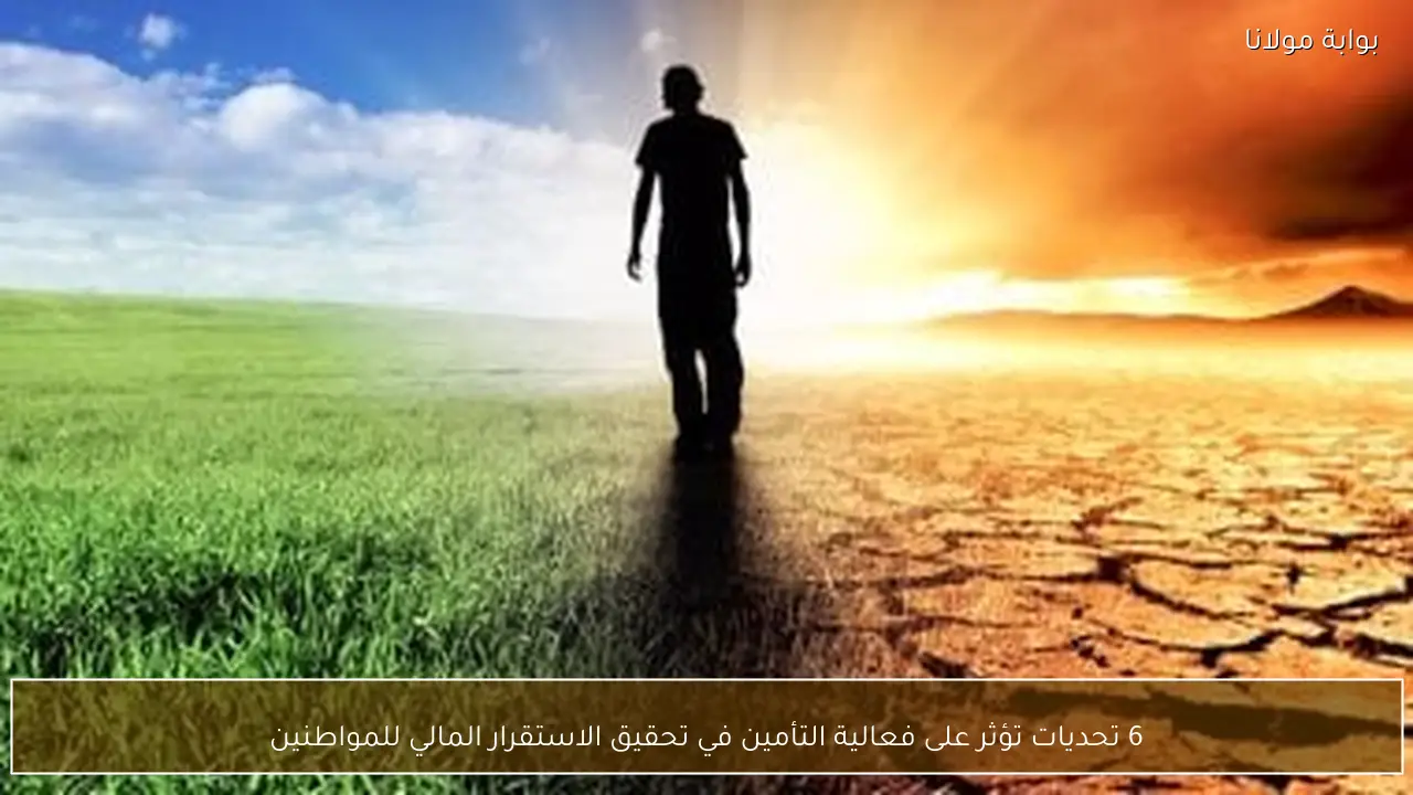 6 تحديات تؤثر على فعالية التأمين في تحقيق الاستقرار المالي للمواطنين