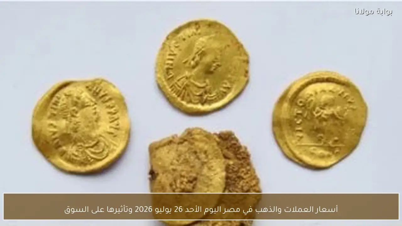 أسعار العملات والذهب في مصر اليوم الأحد 26 يوليو 2026 وتأثيرها على السوق