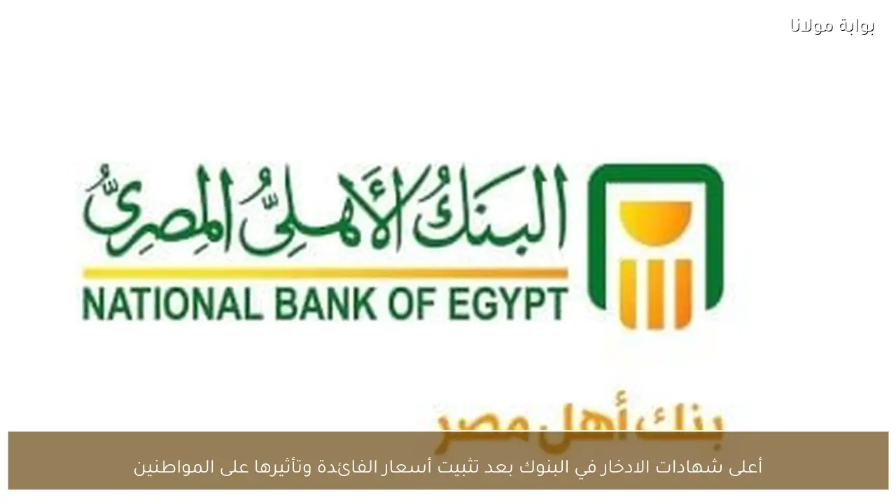 أعلى شهادات الادخار في البنوك بعد تثبيت أسعار الفائدة وتأثيرها على المواطنين
