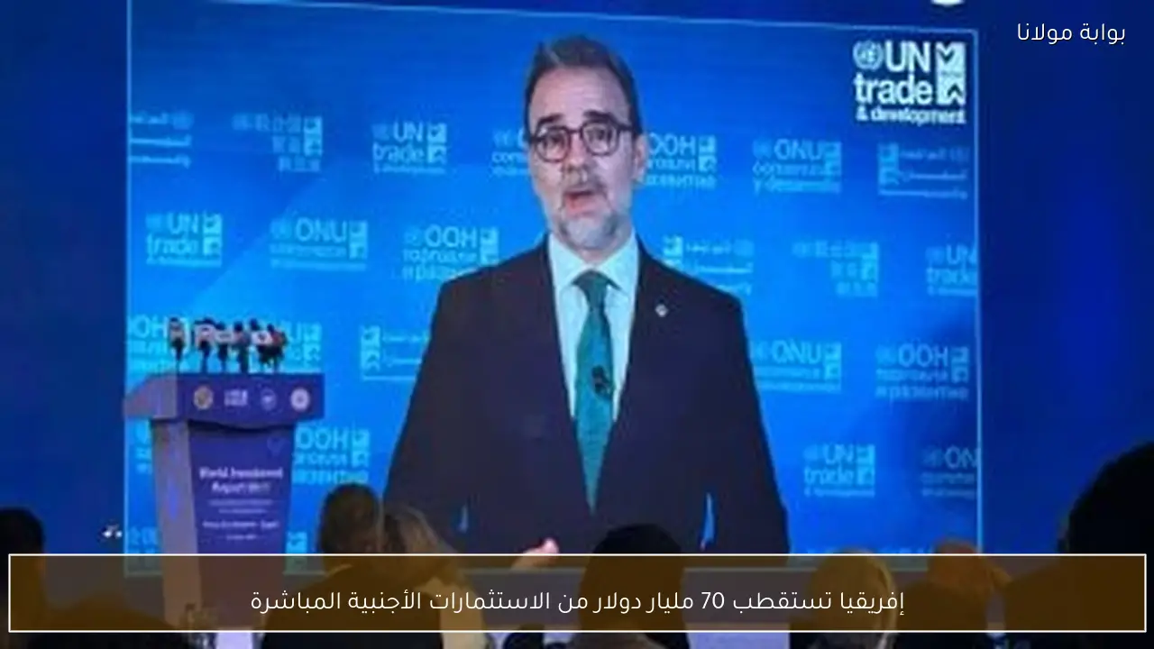 إفريقيا تستقطب 70 مليار دولار من الاستثمارات الأجنبية المباشرة