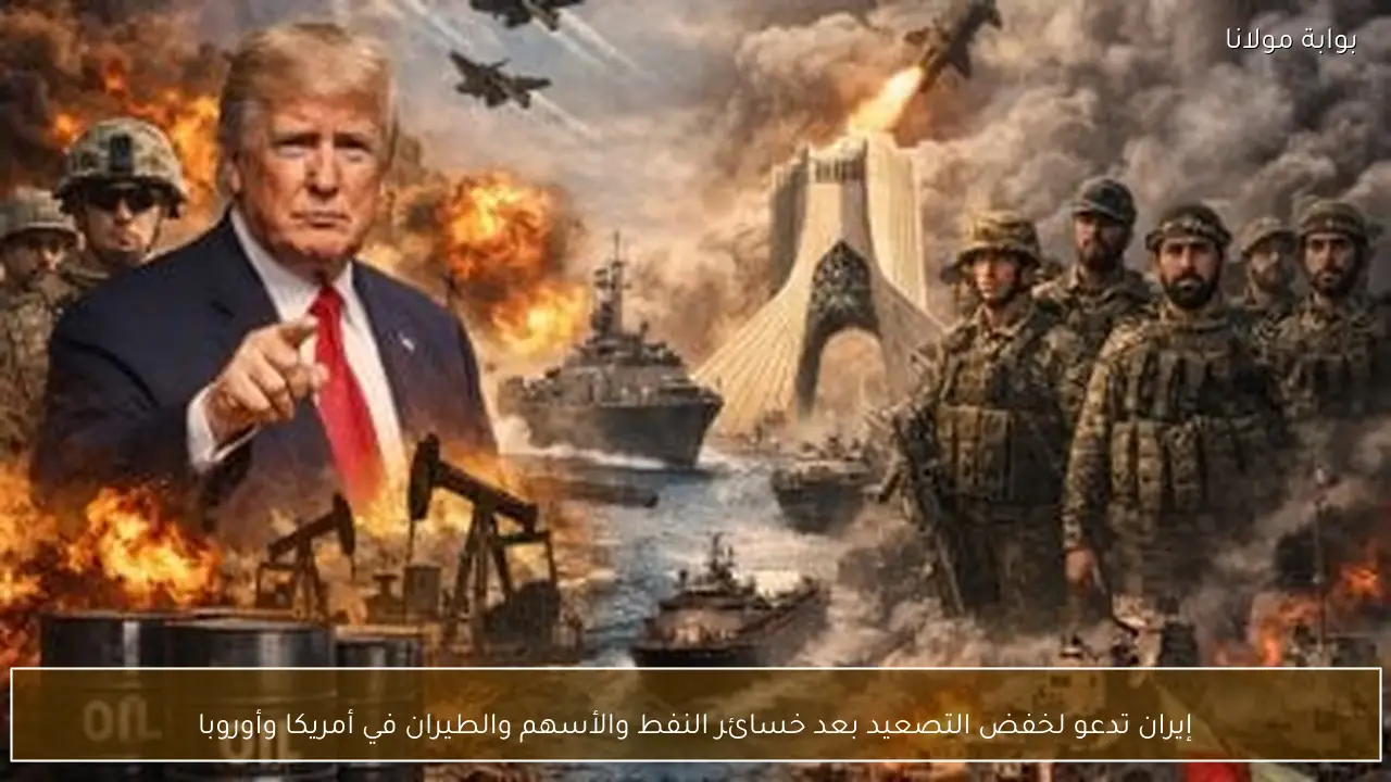 إيران تدعو لخفض التصعيد بعد خسائر النفط والأسهم والطيران في أمريكا وأوروبا