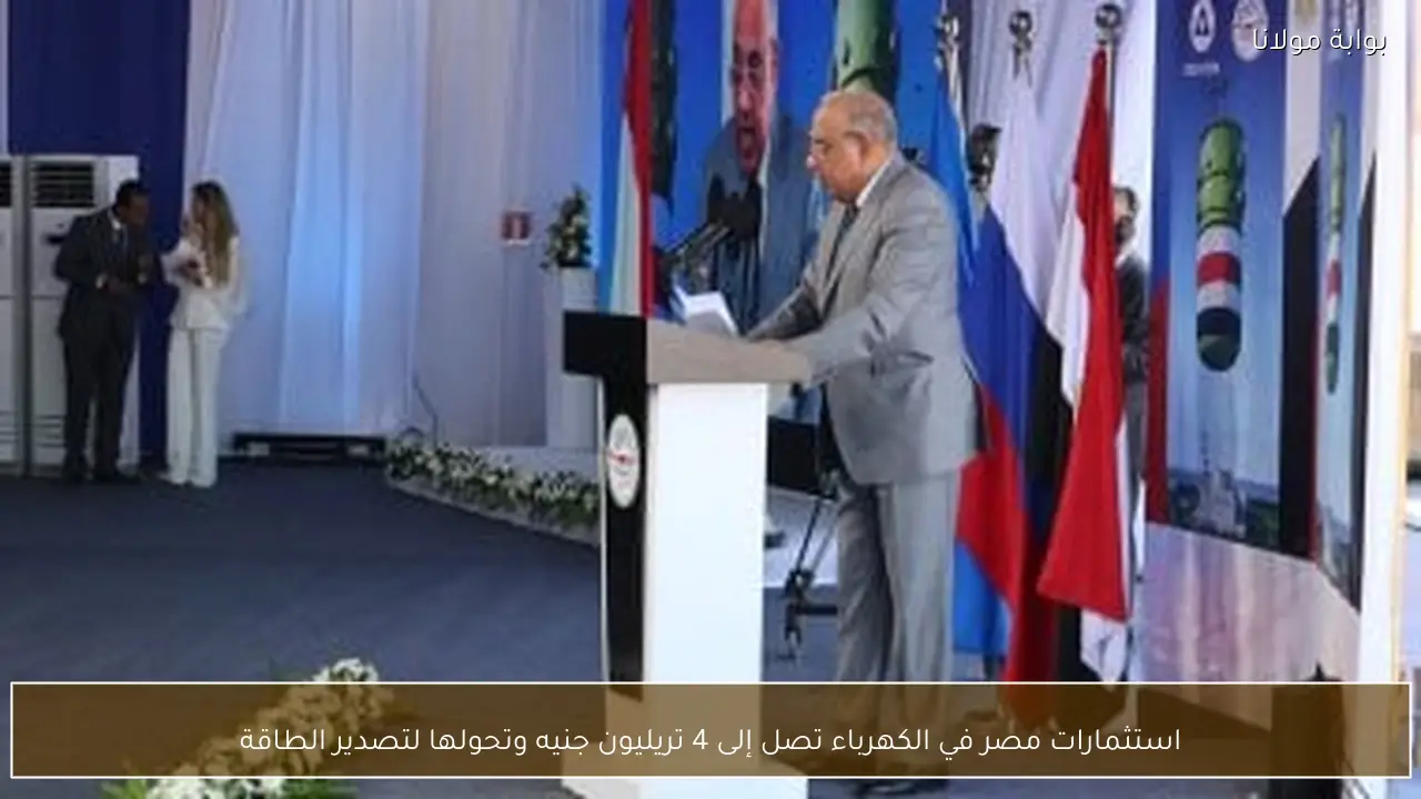 استثمارات مصر في الكهرباء تصل إلى 4 تريليون جنيه وتحولها لتصدير الطاقة