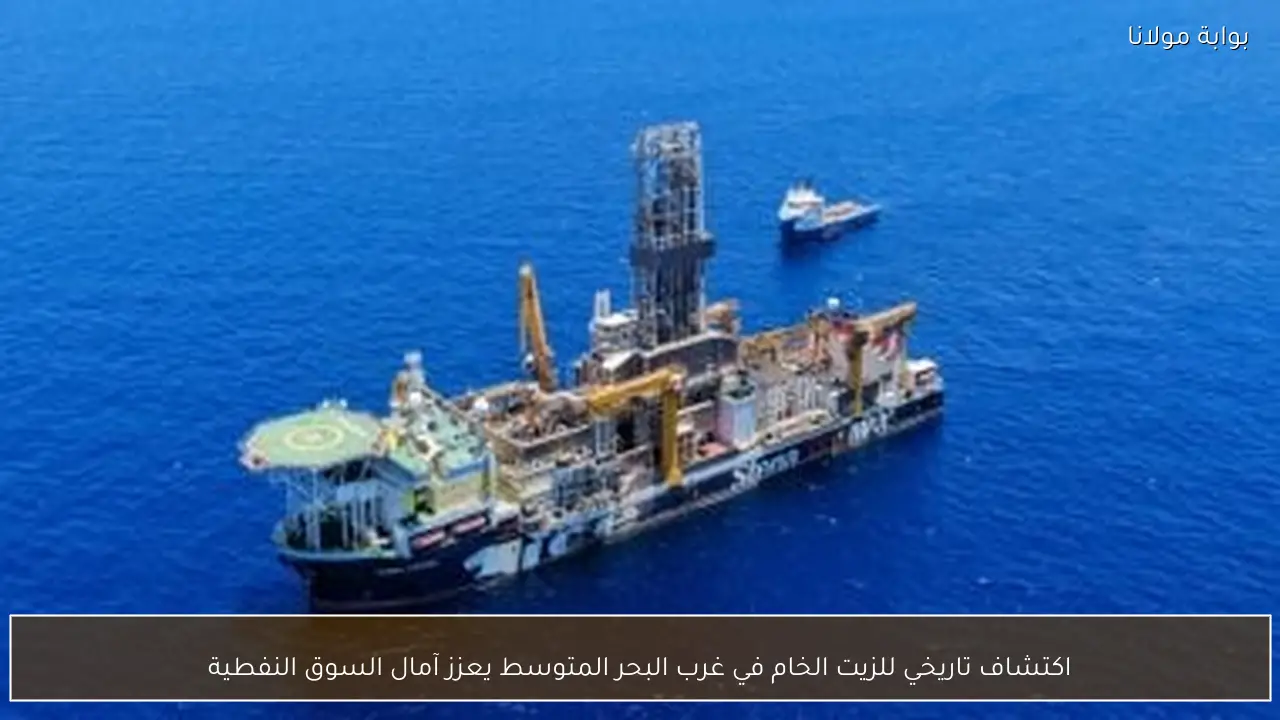 اكتشاف تاريخي للزيت الخام في غرب البحر المتوسط يعزز آمال السوق النفطية
