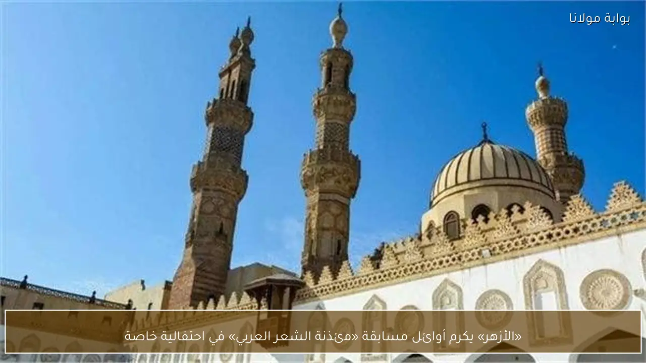 «الأزهر» يكرم أوائل مسابقة «مئذنة الشعر العربي» في احتفالية خاصة