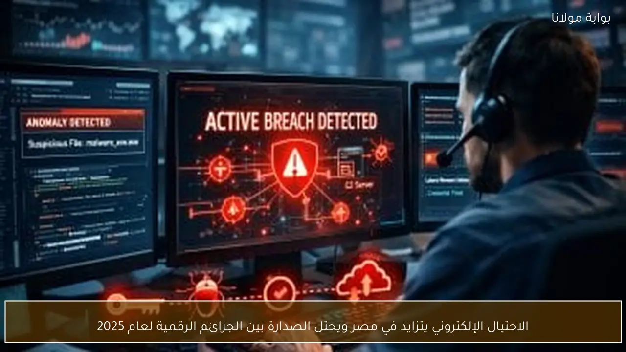 الاحتيال الإلكتروني يتزايد في مصر ويحتل الصدارة بين الجرائم الرقمية لعام 2025