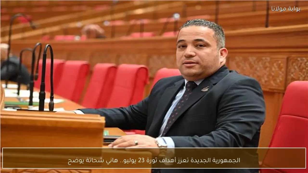 الجمهورية الجديدة تعزز أهداف ثورة 23 يوليو.. هاني شحاتة يوضح