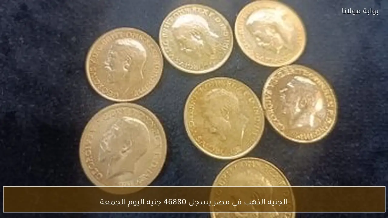 الجنيه الذهب في مصر يسجل 46880 جنيه اليوم الجمعة