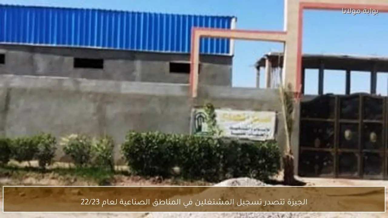 الجيزة تتصدر تسجيل المشتغلين في المناطق الصناعية لعام 22/23