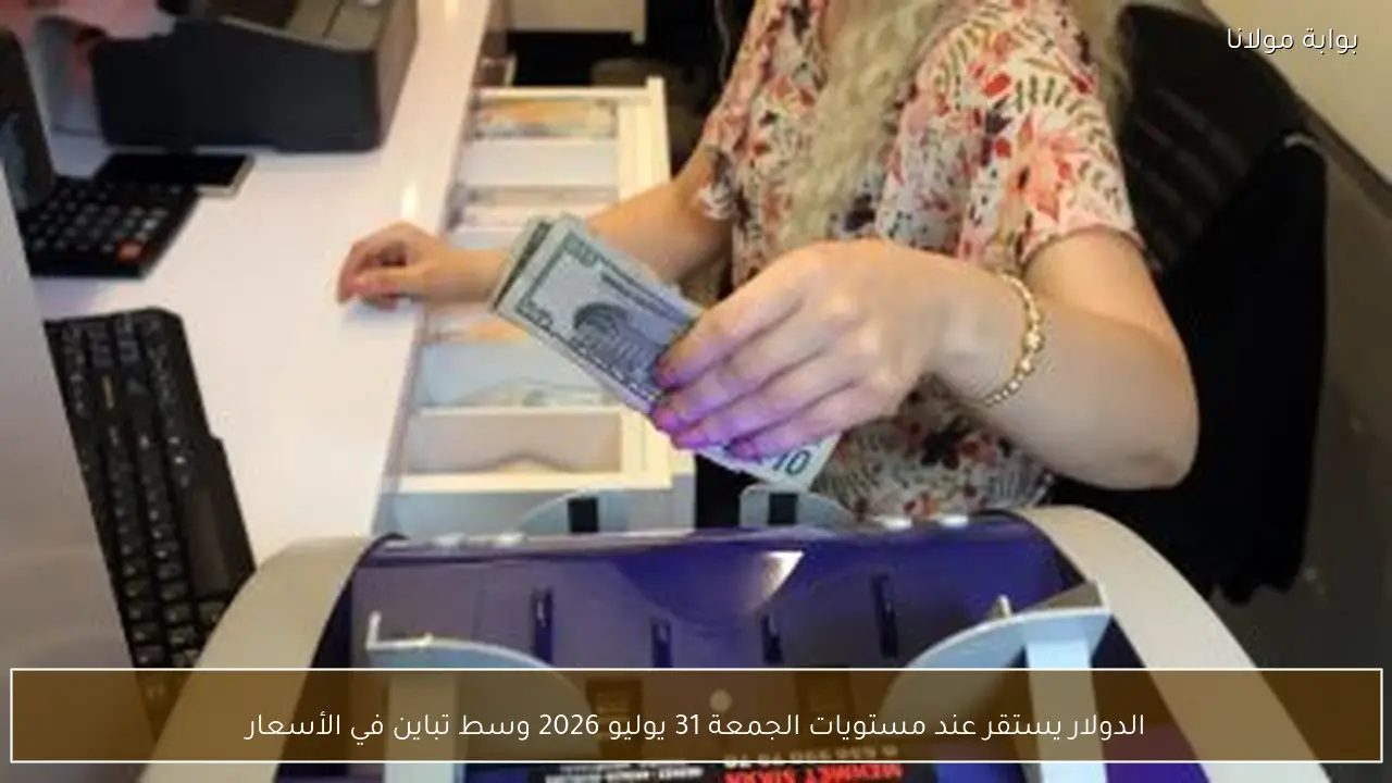 الدولار يستقر عند مستويات الجمعة 31 يوليو 2026 وسط تباين في الأسعار