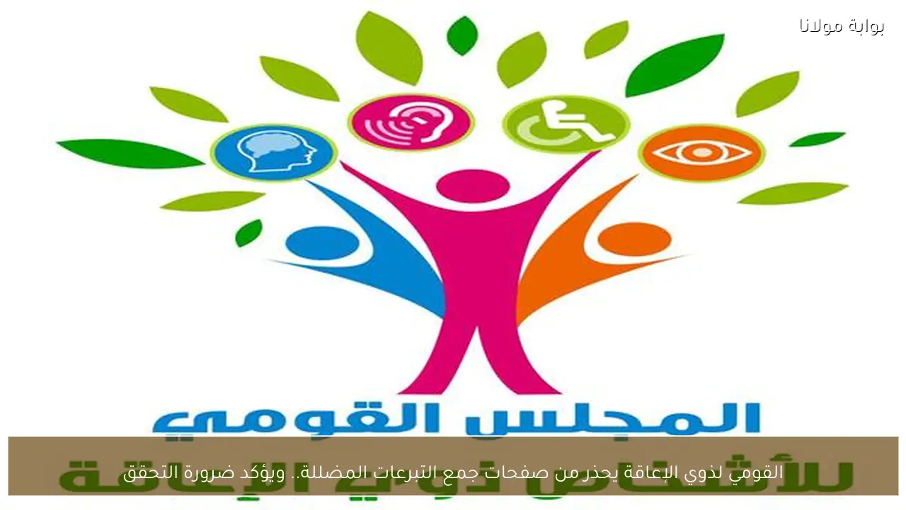 القومي لذوي الإعاقة يحذر من صفحات جمع التبرعات المضللة.. ويؤكد ضرورة التحقق