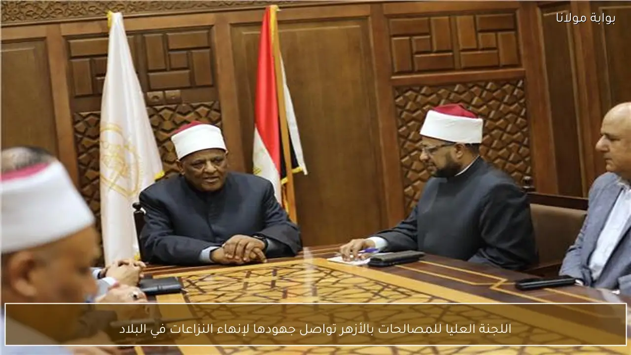 اللجنة العليا للمصالحات بالأزهر تواصل جهودها لإنهاء النزاعات في البلاد